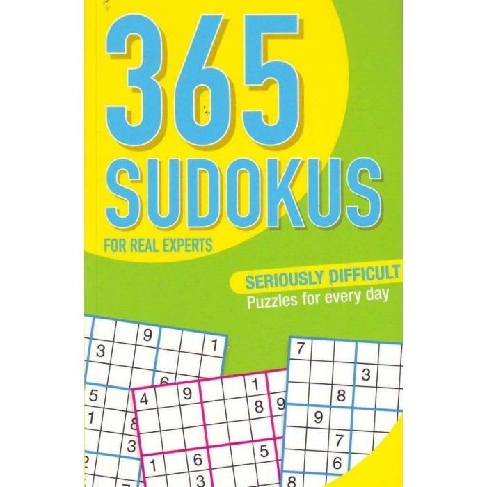 365 SUDOKUS – FOR REAL EXPERTS