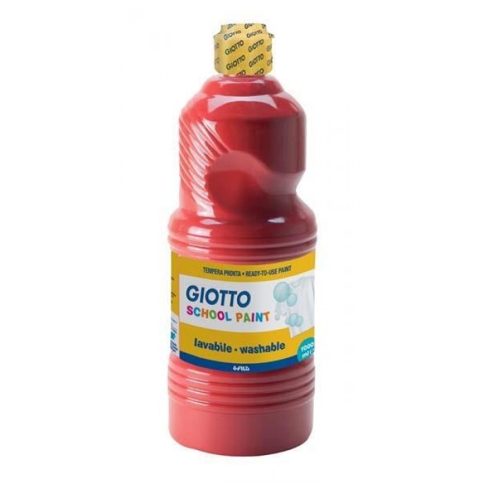 ΤΕΜΠΕΡΑ ΚΟΚΚΙΝΟ SCARLET 1000ML ΣΧΟΛΙΚΗ GIOTTO