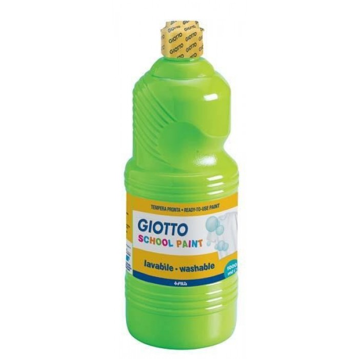 ΤΕΜΠΕΡΑ ΠΡΑΣΙΝΟ CINNABAR 1000ML ΣΧΟΛΙΚΗ GIOTTO