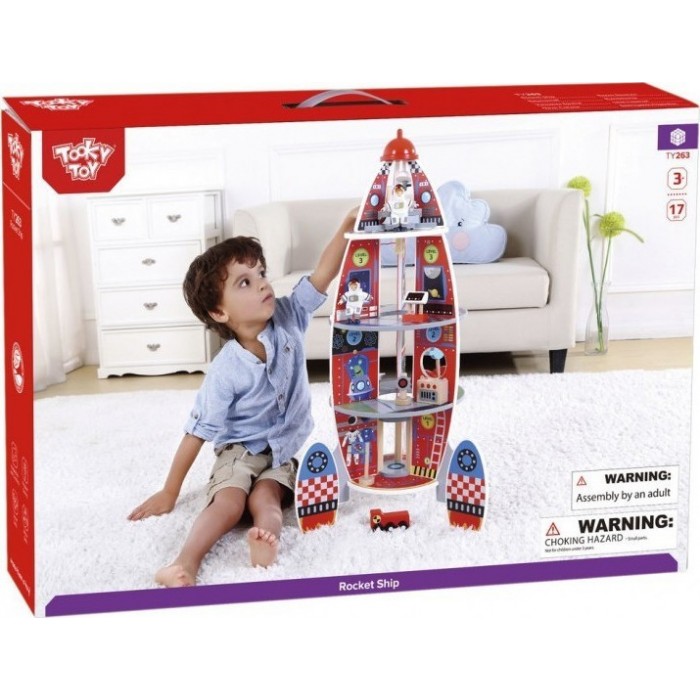 ΞΥΛΙΝΟΣ ΔΙΑΣΤΗΜΙΚΟΣ ΠΥΡΑΥΛΟΣ (TY263) TOOKY TOY