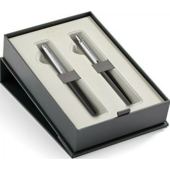 PARKER JOTTER CR B.STR.BLACK CT SET[FP-BP]