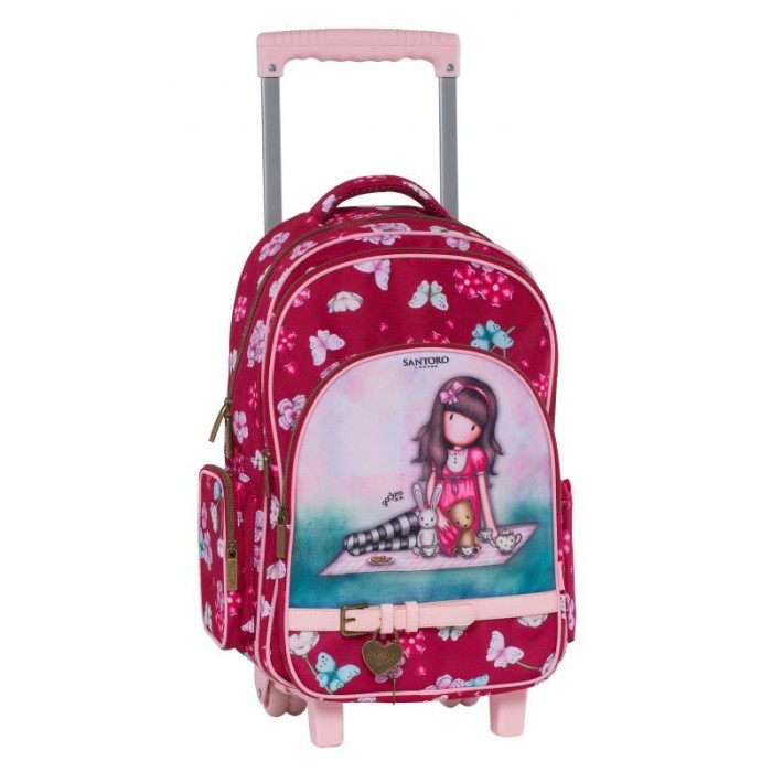 ΤΣΑΝΤΑ TROLLEY ΔΗΜΟΤΙΚΟΥ GORJUSS FUCHSIA (227252)