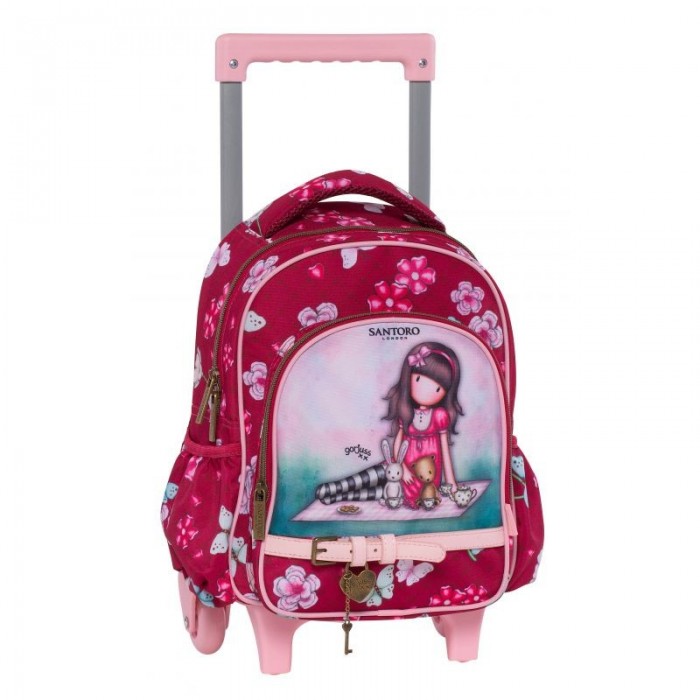 ΤΣΑΝΤΑ TROLLEY ΝΗΠΙΟΥ SANTORO GORJUSS FUCHSIA (227242)