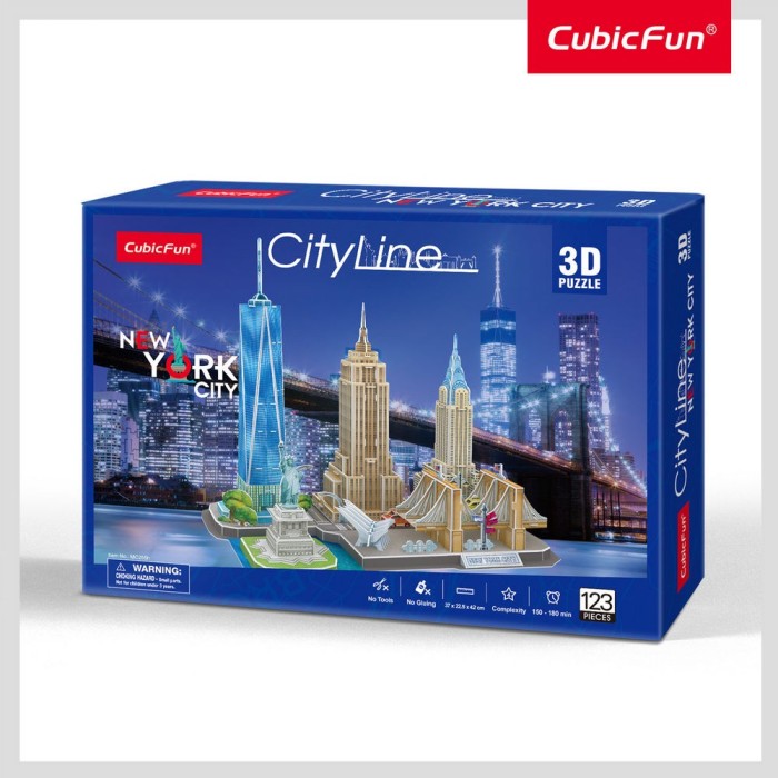 CubicFun Παζλ NEW YORK CITY 123τεμ (MC255H)