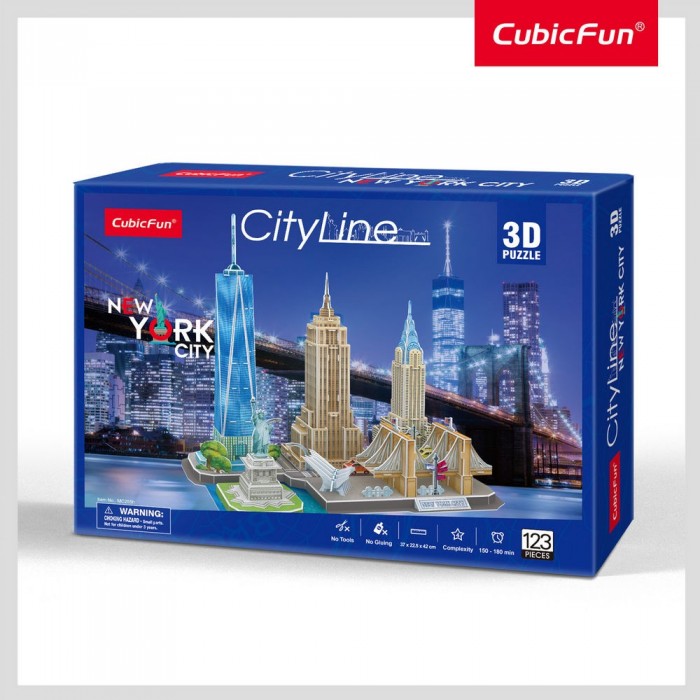 CubicFun Παζλ NEW YORK CITY 123τεμ (MC255H)