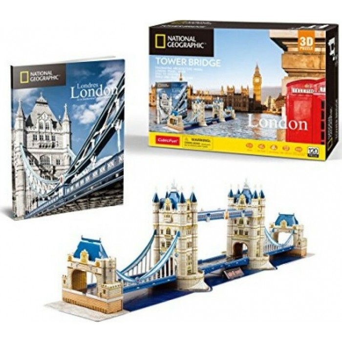 ΠΑΖΛ 3D NATIONAL GEOGRAPHIC TOWER BRIDGE (DS0978h) CUBIN FUN