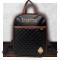 Harry Potter Quilted Backpack Black & Tan (SLHP366)