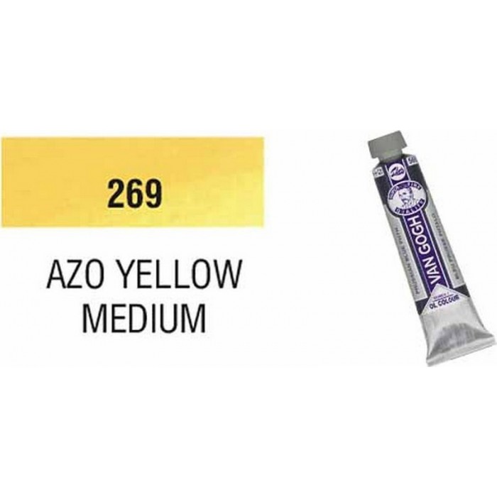 TALENS VAN GOGH ΧΡΩΜΑ ΛΑΔΙΟΥ 269 AZO YELLOW MEDIUM 20ml