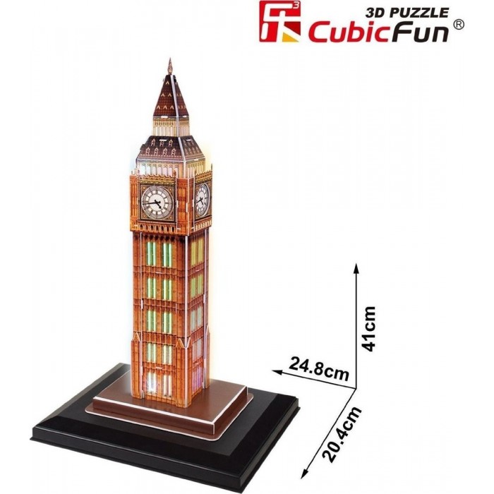 ΠΑΖΛ 3D BIG BEN WITH LED 28 ΤΕΜ. (L501h) CUBIN FUN